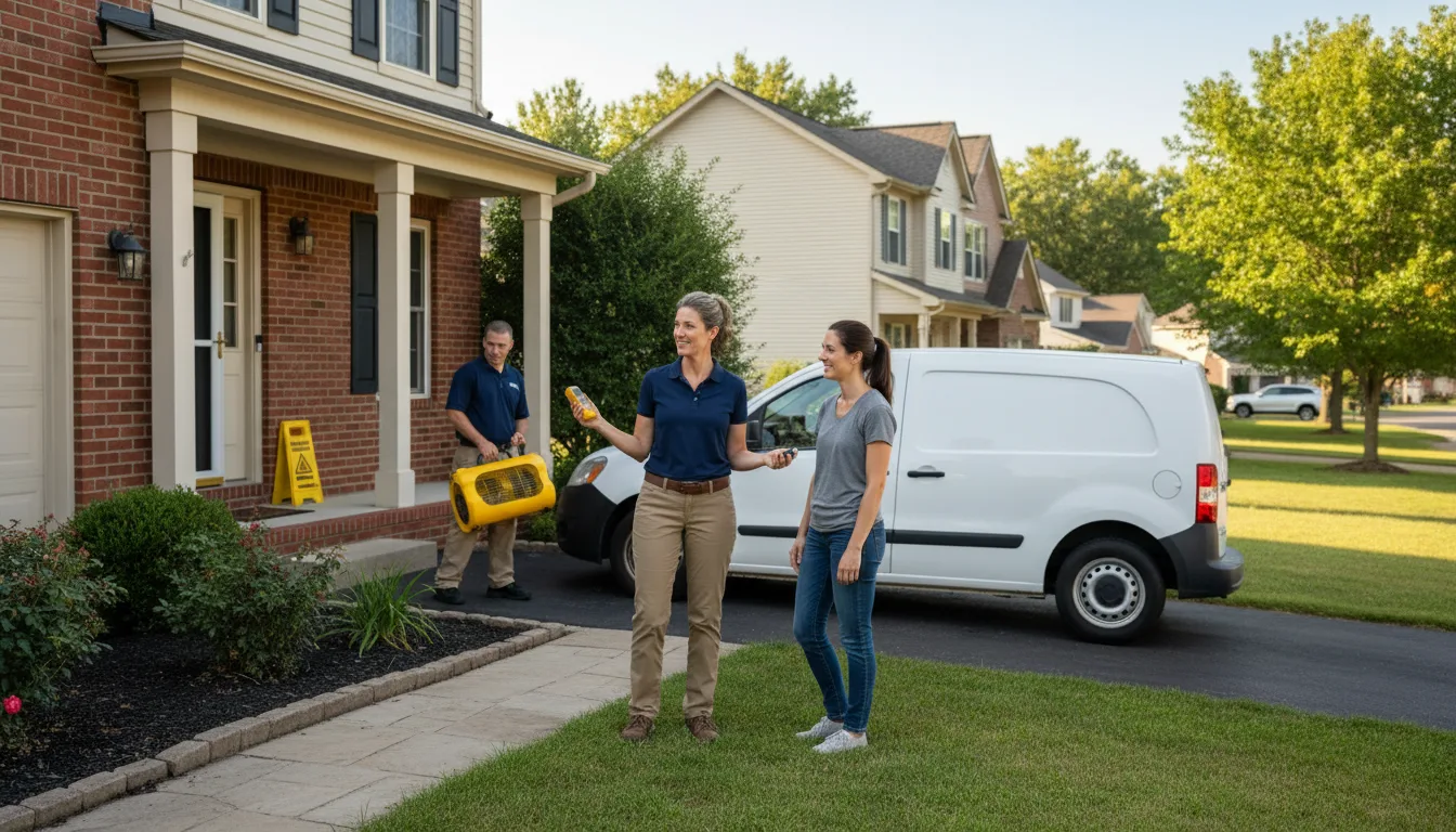 Water restoration image for Water Damage & Restoration Services in Sharon, KS